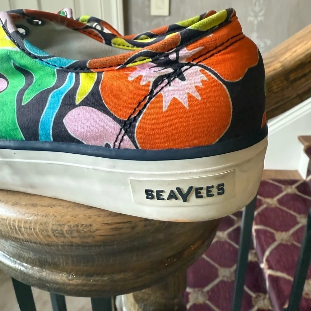 SeaVees legend Hoffman men’s floral sneaker size 9 good condition - Picture 6 of 10